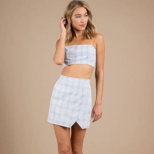 Crop top and skirt. Two piece set